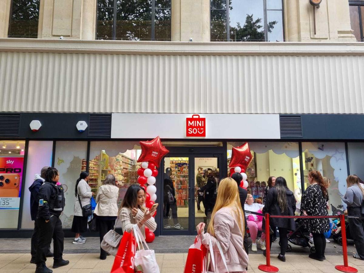 Allders Parade opening weekend shop entrance