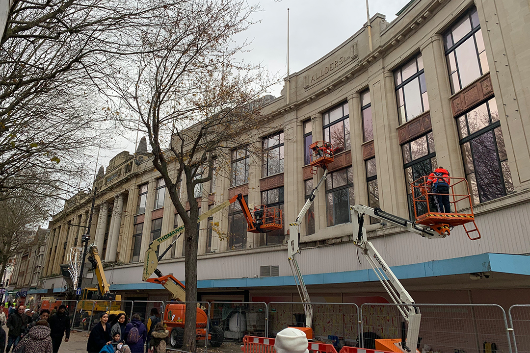 Behind the Scenes at Allders Parade 